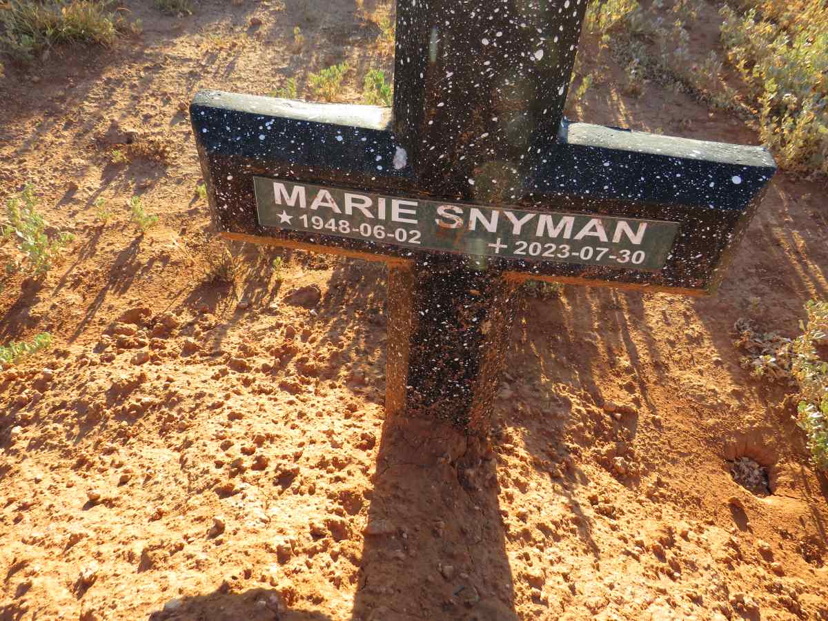 SNYMAN Marie 1948-2023