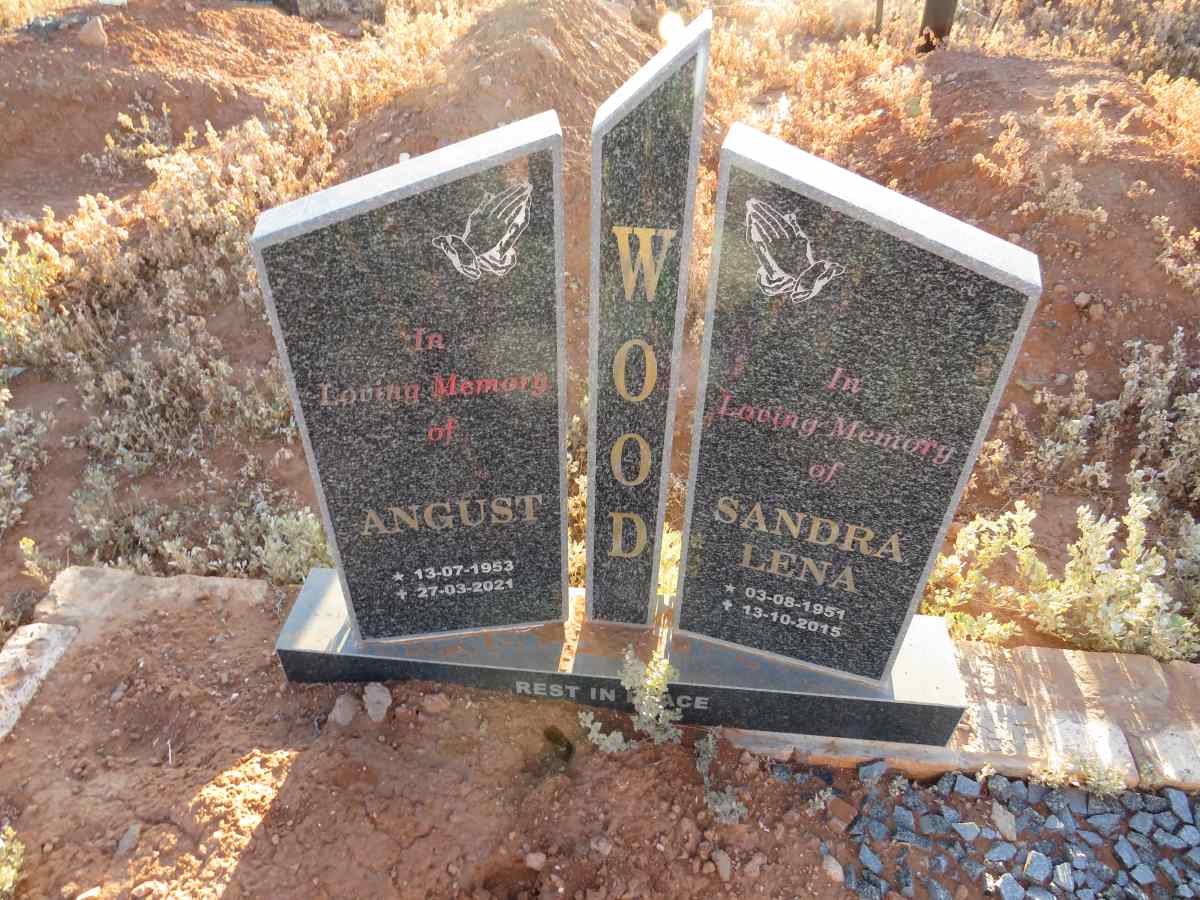 WOOD Angust 1953-2021 :: WOOD Sandra Lena 1951-2015