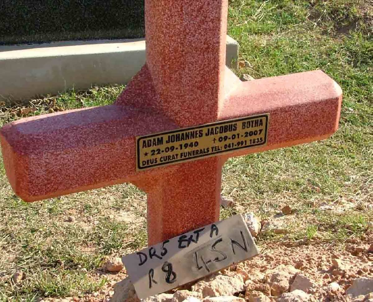 BOTHA Adam Johannes Jacobus 1940-2007