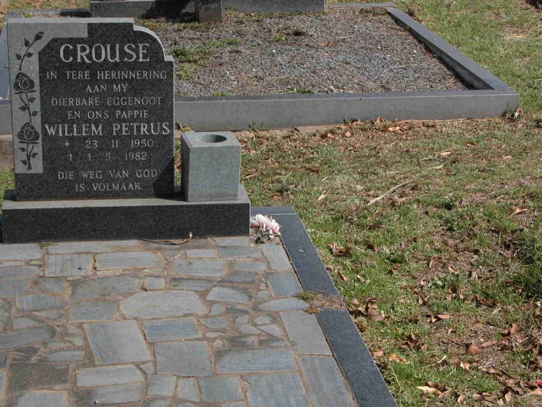 CROUSE Willem Petrus 1950-1982
