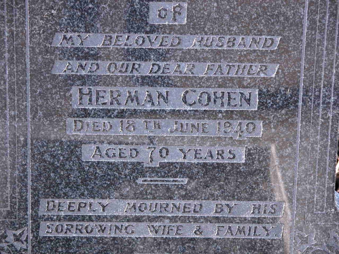 COHEN Herman -1940
