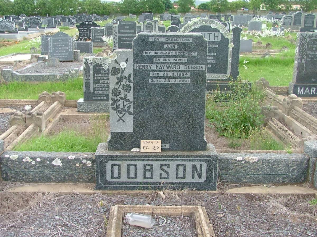 DOBSON Henry Hayward 1884-1956