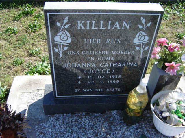 KILLIAN Johanna Catharina 1938-1999