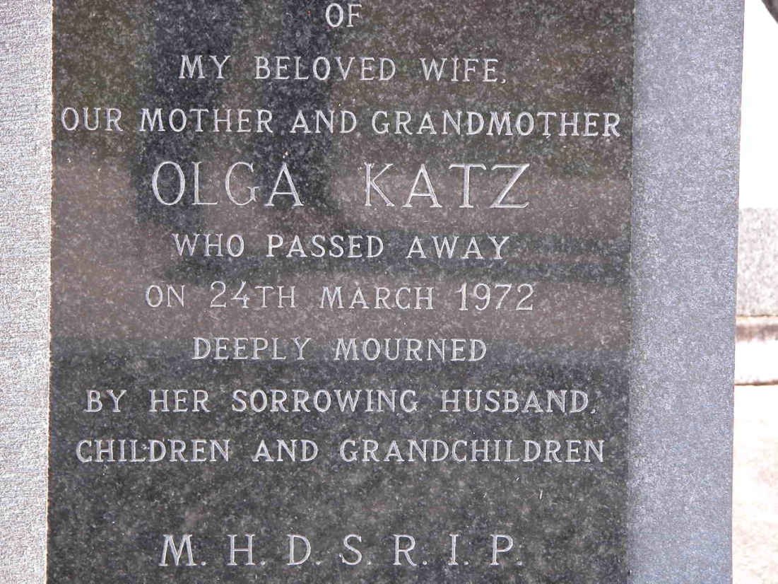 KATZ Olga -1972
