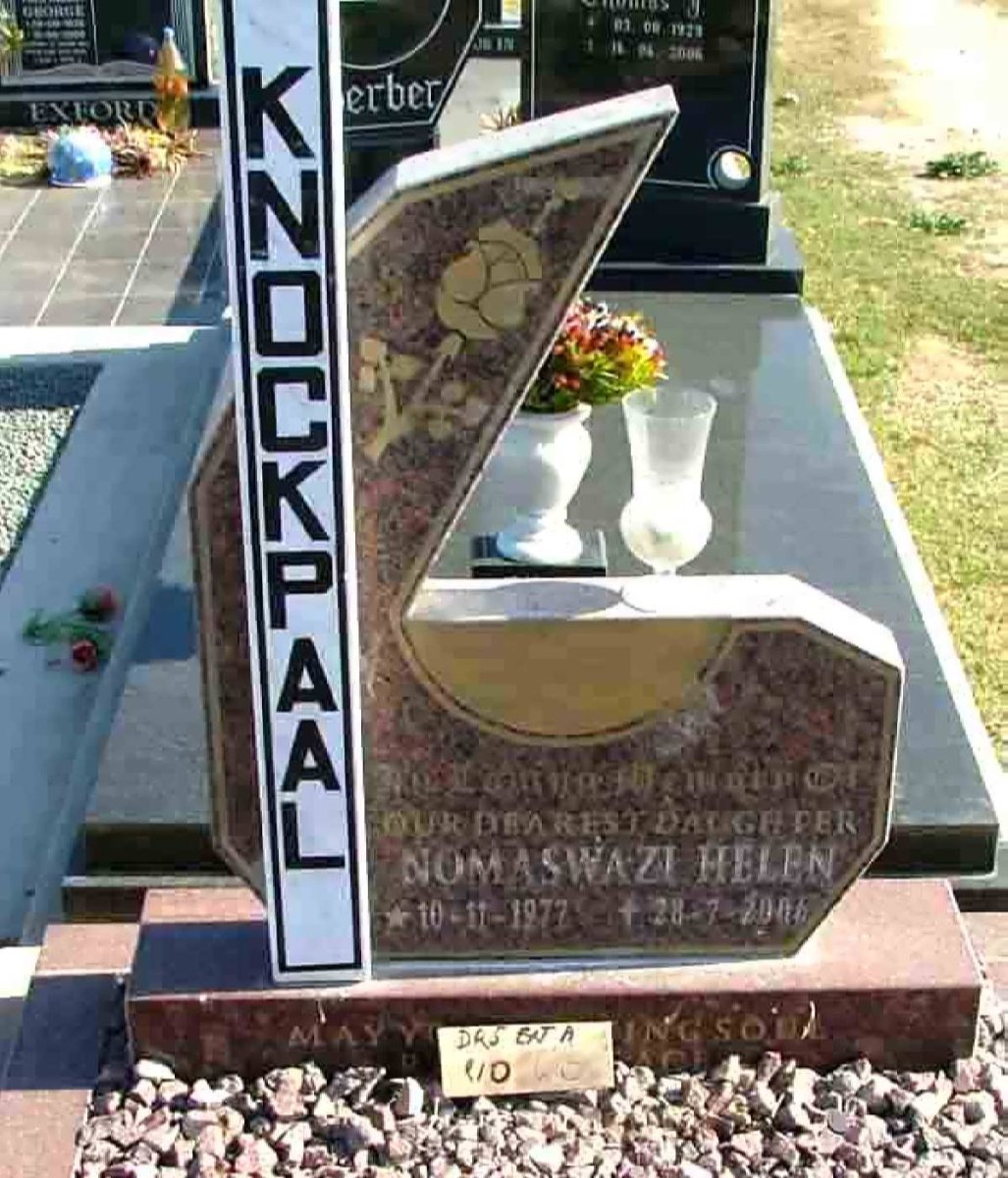 KNOCKPAAL Nomaswazi Helen 1977-2006