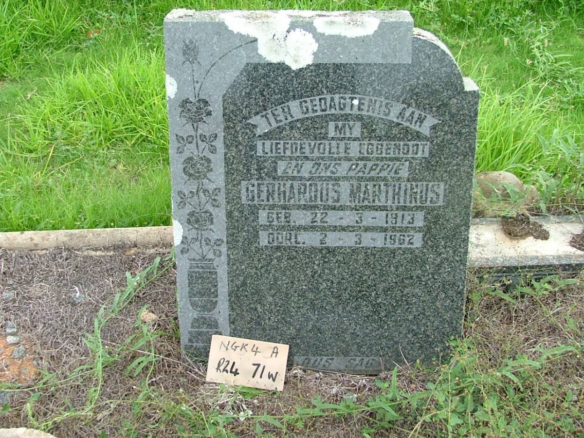 KNOETZE Gerhardus Marthinus 1913-1962