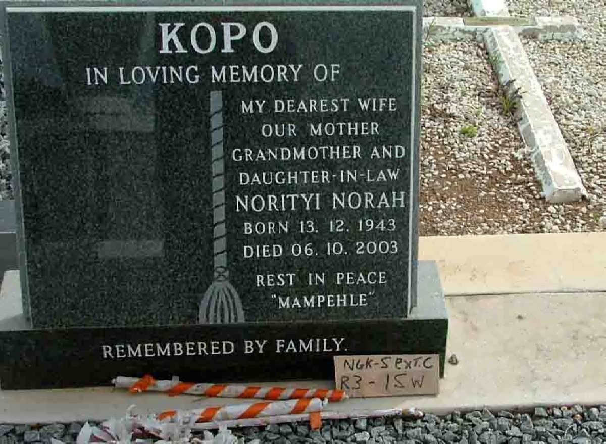 KOPO Norityi Norah 1943-2003