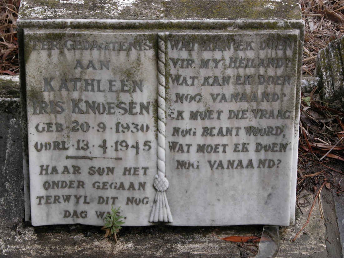 KNOESEN Kathleen Iris 1930-1945