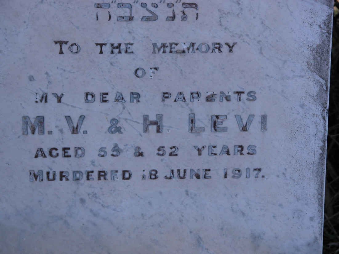 LEVI M.V. -1917 &amp; H. -1917
