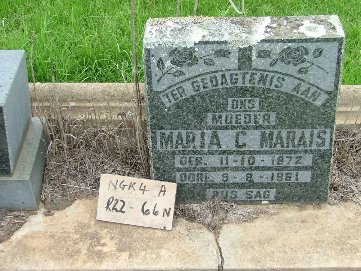 MARAIS Maria G. 1872-1961