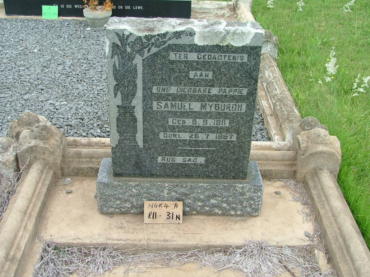 MYBURGH Samuel 1911-1957