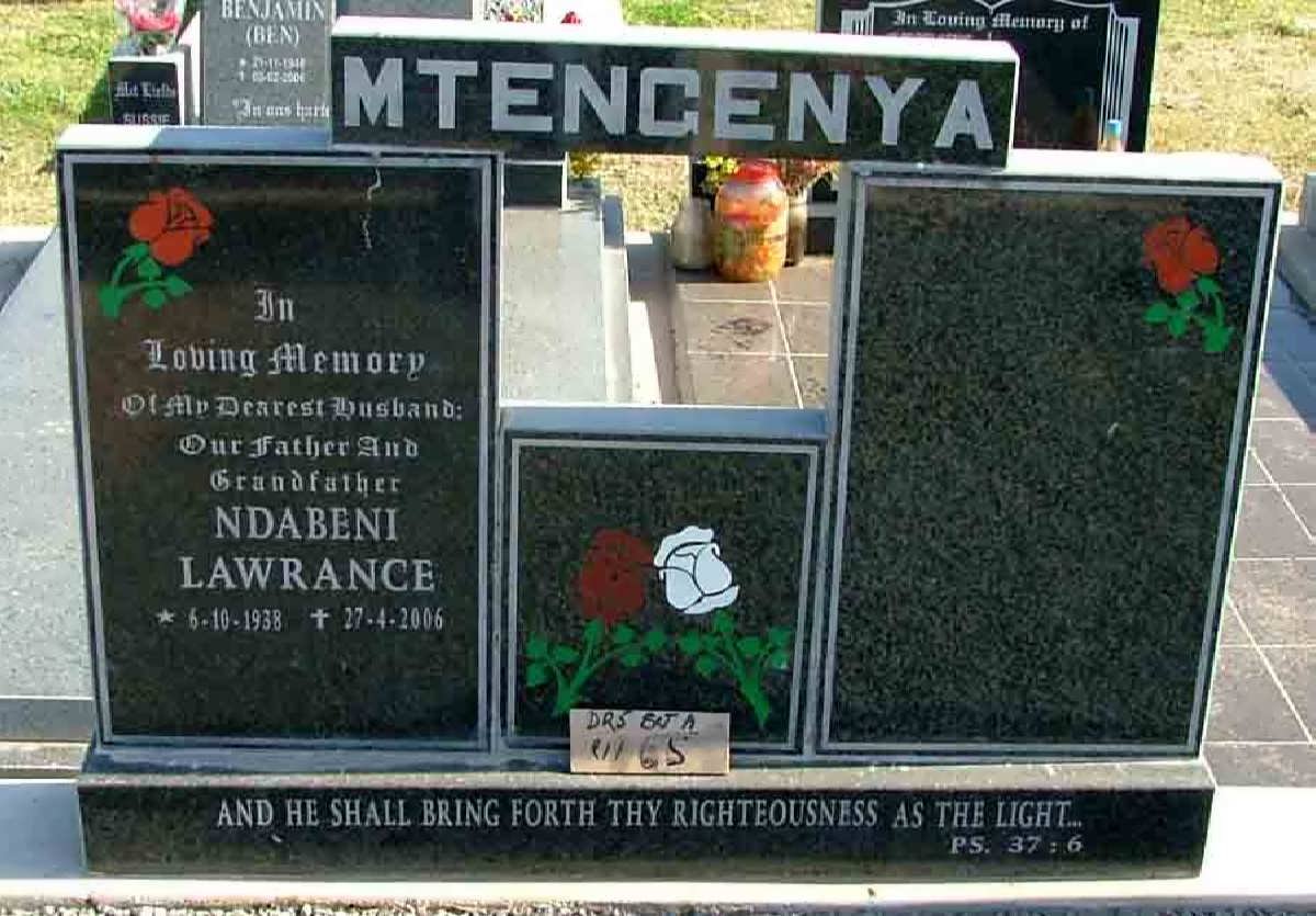 MTENGENYA Ndabeni Lawrance 1938-2006