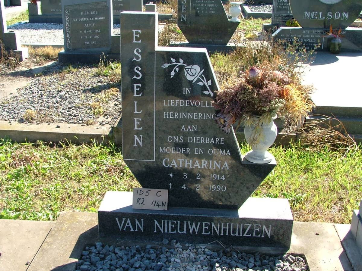 NIEUWENHUIZEN Catharina, van 1914-1990