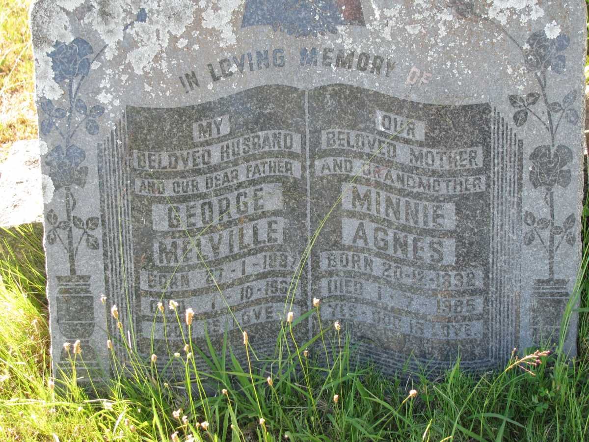 REID George Melville 1887-1962 &amp; Minnie Agnes 1892-1985