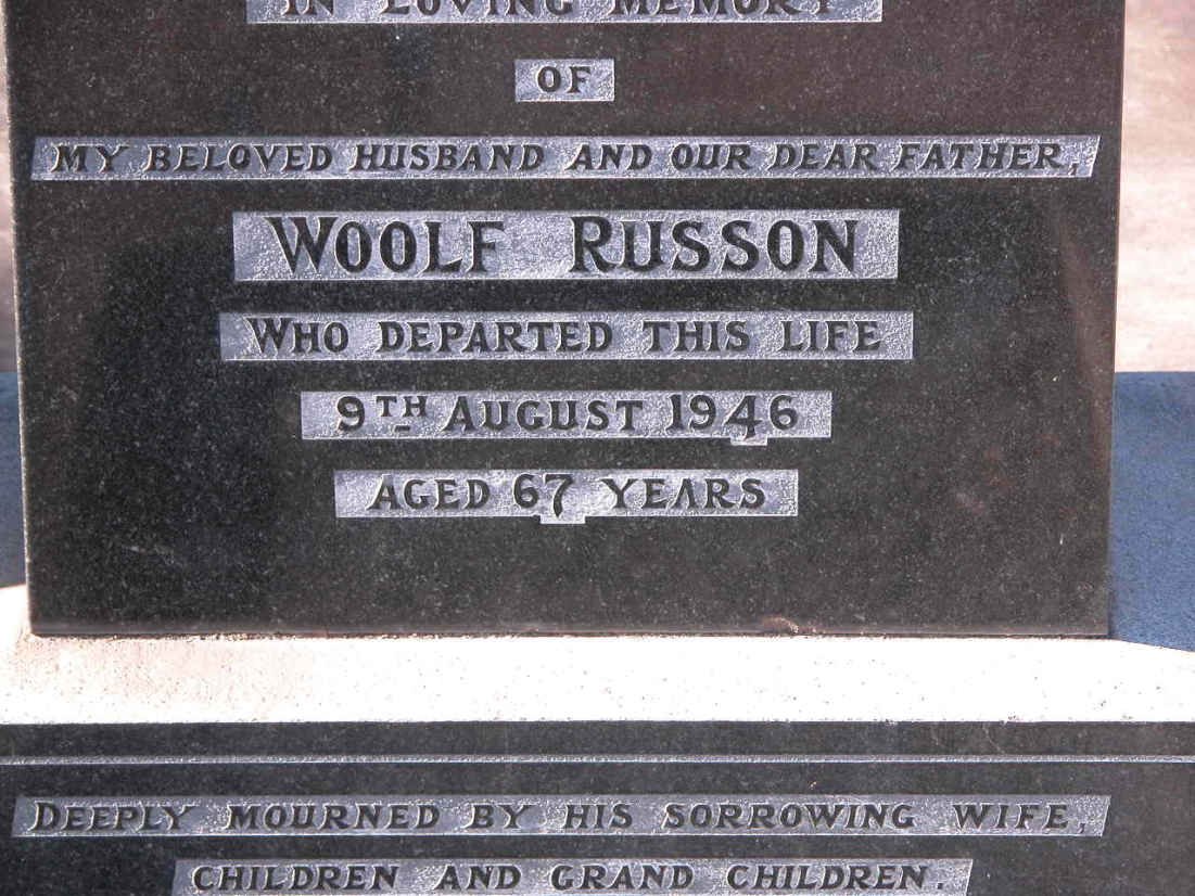 RUSSON Woolf -1946