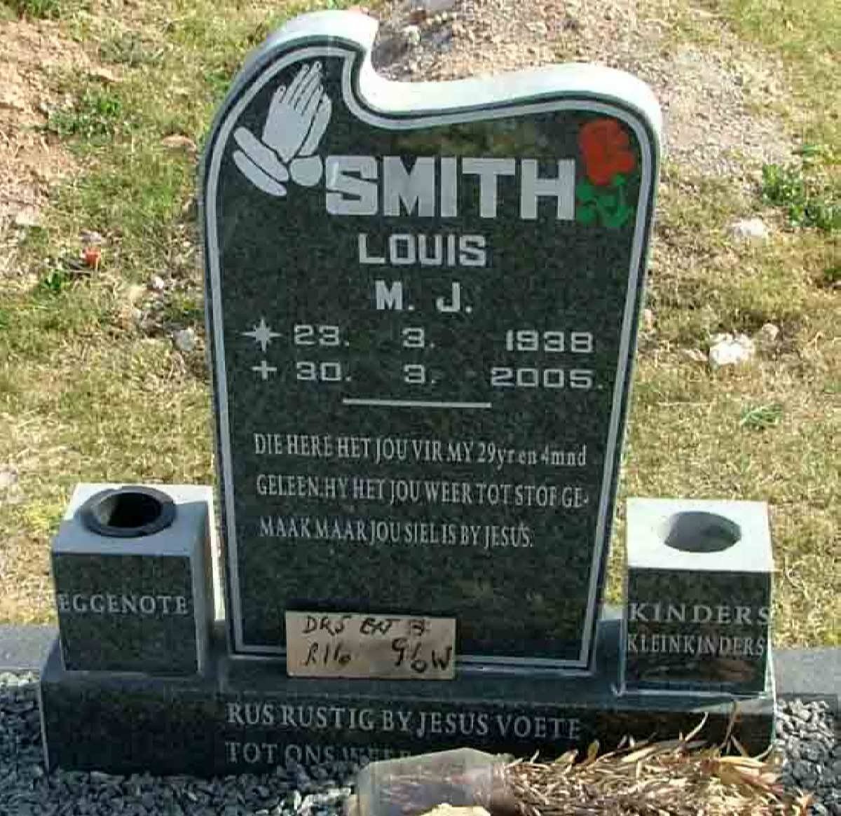 SMITH Louis M.J. 1938-2005