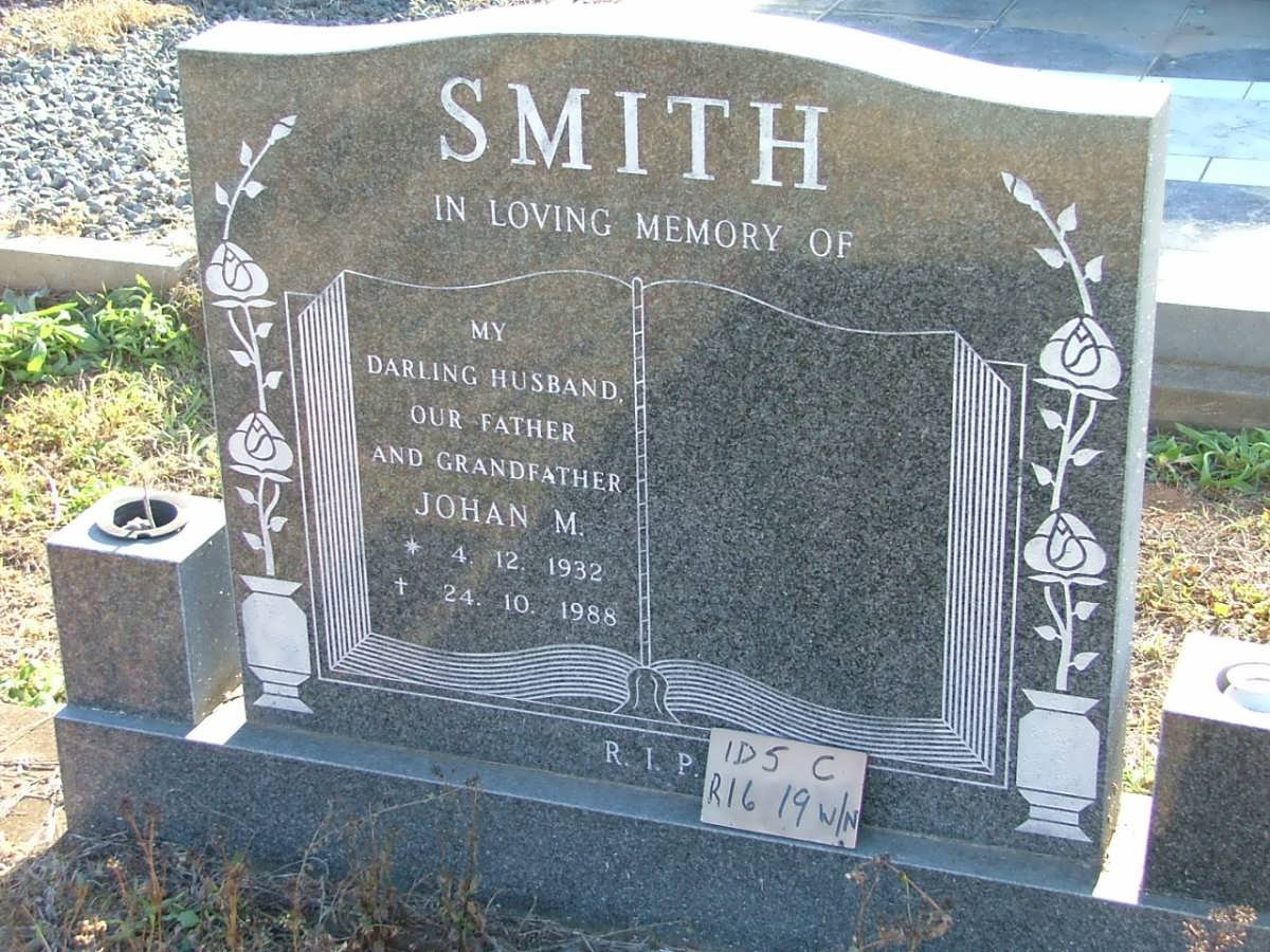 SMITH Johan M. 1932-1988
