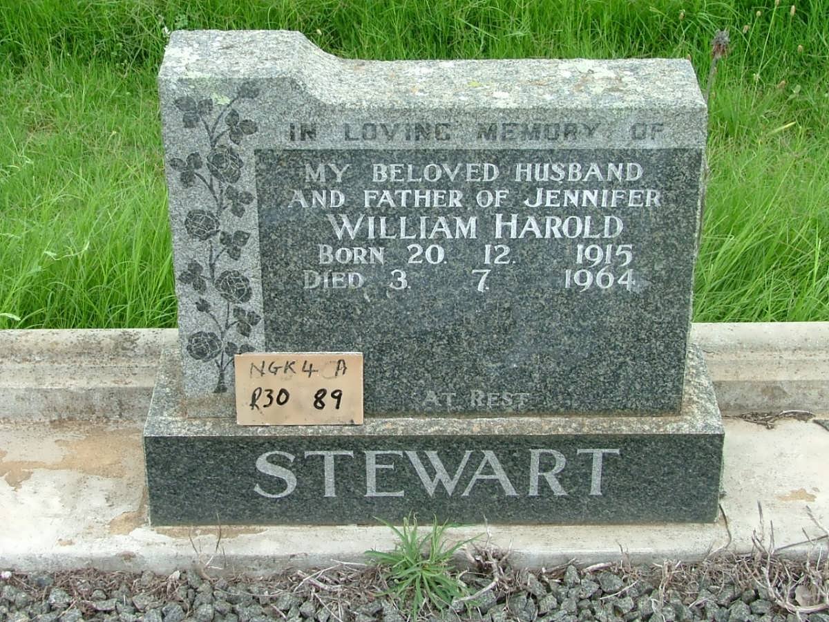 STEWART William Harold 1915-1964