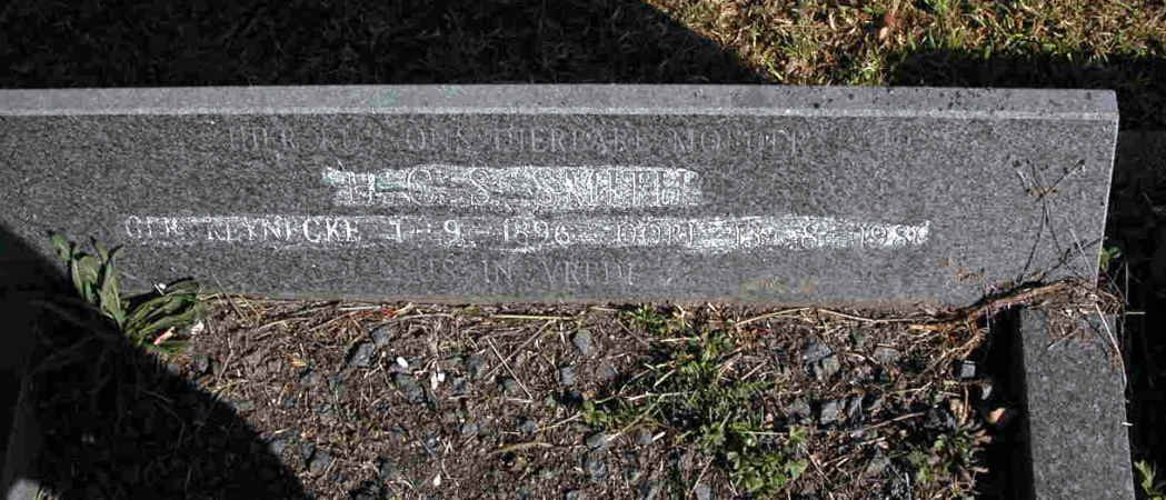 SMITH M.C.S. nee REINECKE 1896-198?