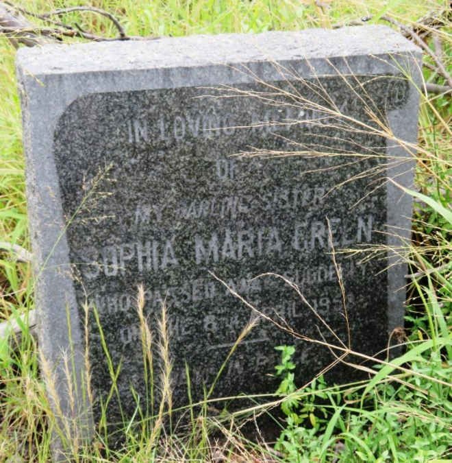GREEN Sophia Maria -1958