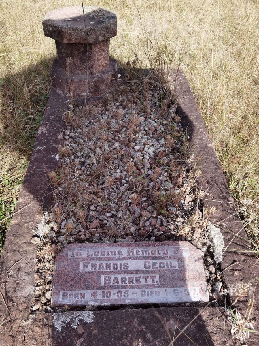 BARRETT Francis Cecil 1935-1937